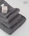 Vaflový ručník "HONEYCOMB WAFFLE" - barva DARK GREY