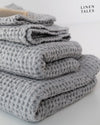 Vaflový ručník "HONEYCOMB WAFFLE" - barva LIGHT GREY