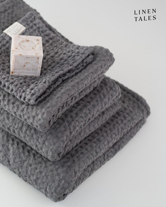 Vaflový ručník  "HONEYCOMB WAFFLE" - barva DARK GREY